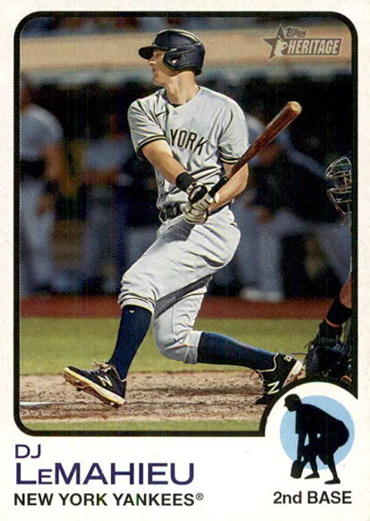 2019 Topps Heritage DJ LeMahieu 