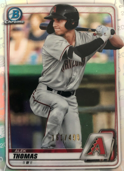 2020 Bowman Chrome Alek Thomas Prospect Card