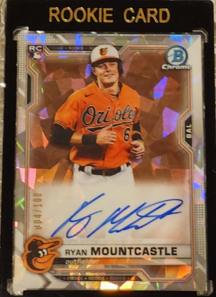 2020 Bowman Chrome Ryane Mountcastle Prospect Card