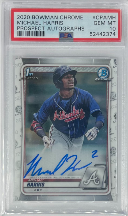 2020 Bowman Sterling Michael Harris II RC Auto