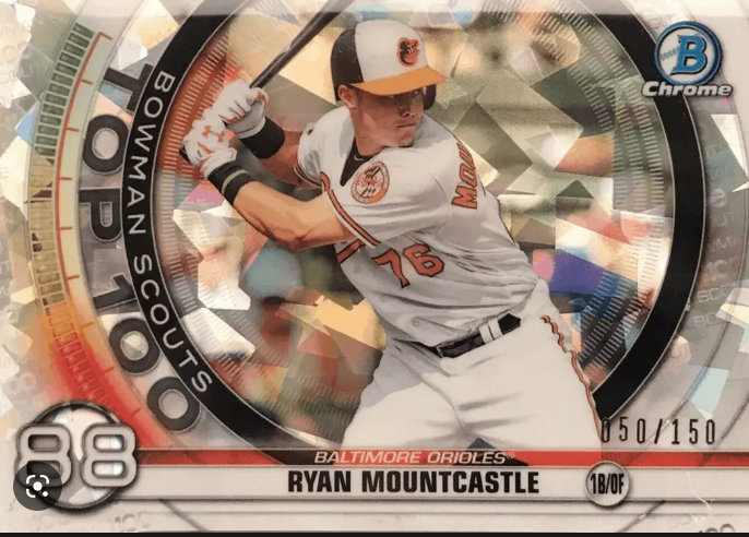 2020 Panini Prizm Ryane Mountcastle Prospect Card