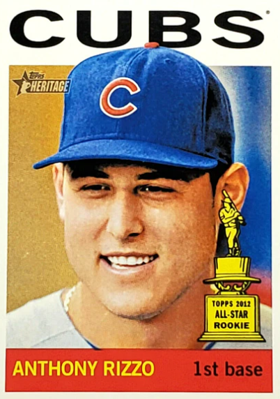 2020 Topps Heritage Anthony Rizzo card