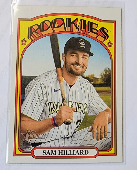 2020 Topps Heritage Sam Hilliard Rookie Card (#132)