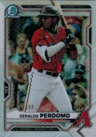 2021 Bowman Chrome Geraldo Perdomo Auto Refractor