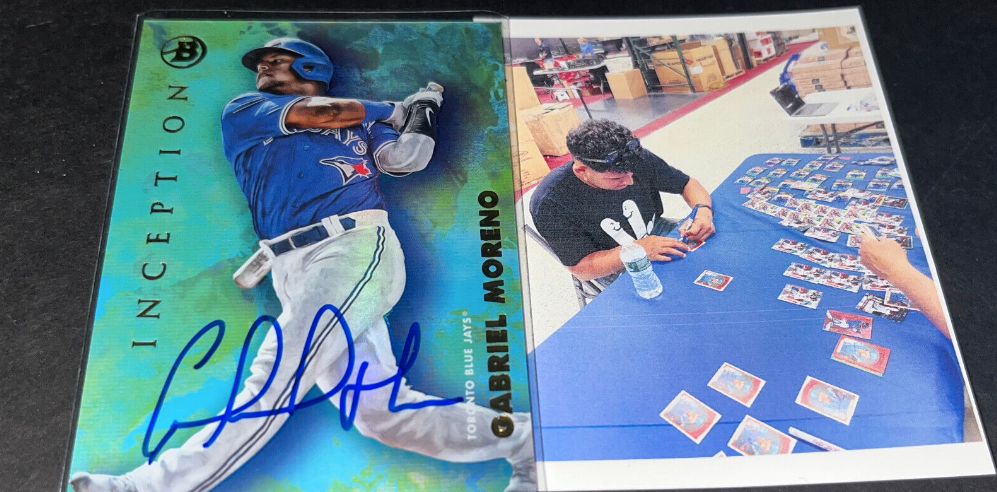 2021 Bowman's Best Gabriel Moreno Autograph Rookie Card