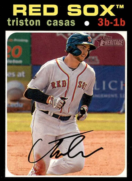 2021 Topps Chrome Rookie Triston Casas Autographs