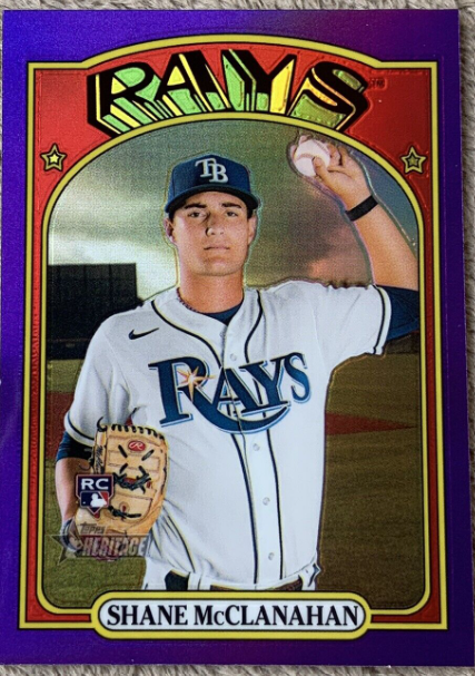 2021 Topps Heritage Shane McClanahan Rookie Card