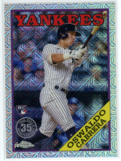 2021 Topps Oswaldo Cabrera Update Series (US-186)