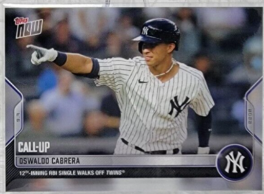 2021 Topps Triple Threads Oswaldo Cabrera (TTRA-OC)