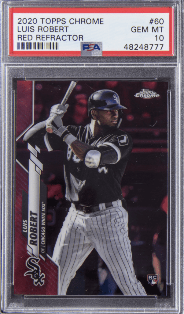 2020 Topps Chrome #60 Luis Robert Rookie Card