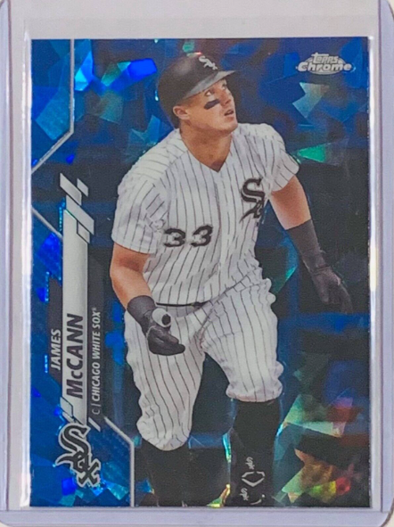 2020 Topps Chrome James McCann Orange Refractor Card