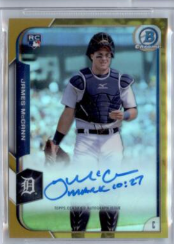 2011 Bowman Chrome Draft Prospect James McCann Autograph Card