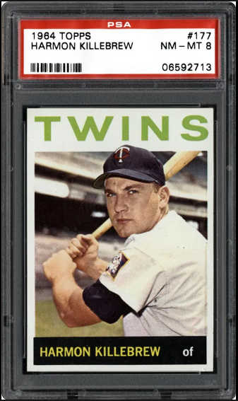 1964 Topps card Harmon Killebrew