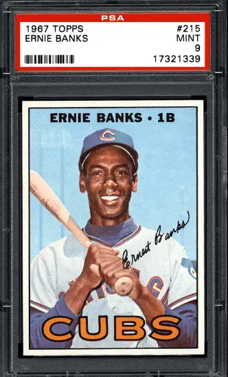 1967 Ernie Banks Topps card
