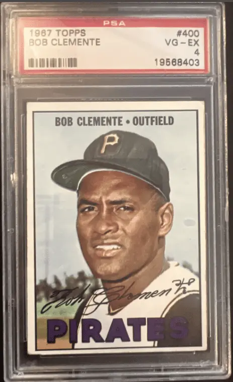 1967 Roberto Clemente Topps card
