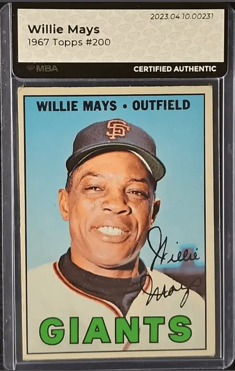1967 Willie Mays Topps