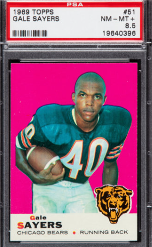 1969 Gale Sayers Topps Football Cards