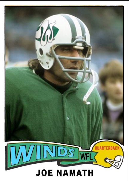 1975 Joe Namath Topps