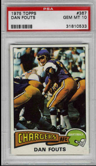 1975 Topps Dan Fouts