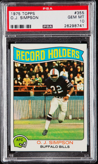 1975 Topps O.J. Simpson