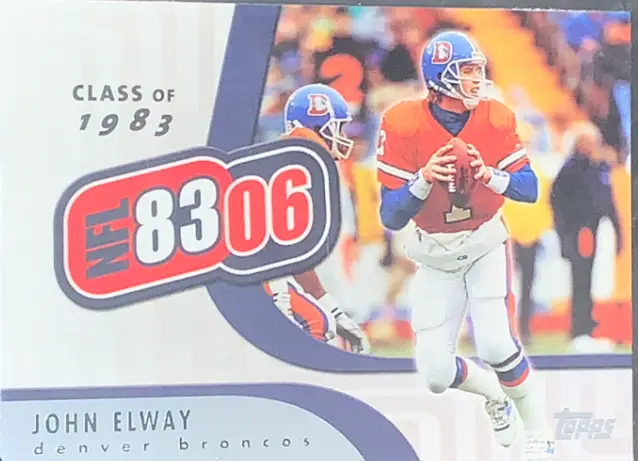 1983 John Elway Topps card