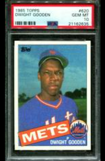 1985 Dwight Gooden Topps card