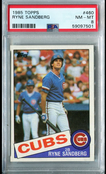 1985 Ryne Sandberg Topps card