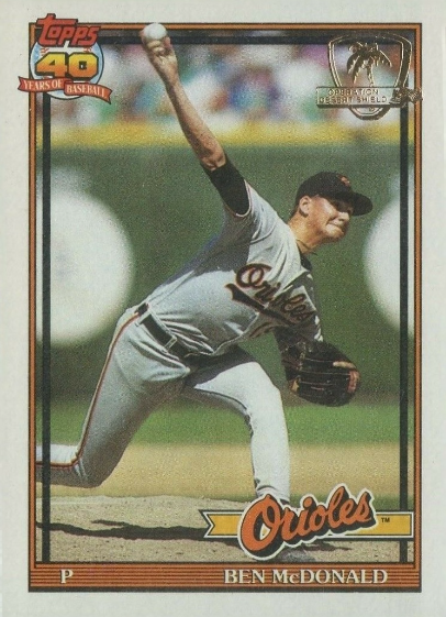 1989 Ben McDonald Bowman Baseball Card