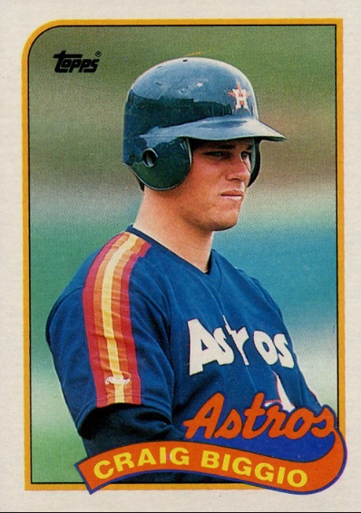 1989 Craig Biggio Bowman Baseball Card