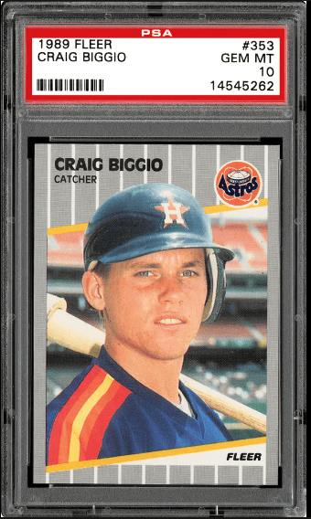 1989 Craig Biggio Fleer