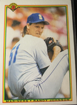 1989 Randy Johnson Bowman Baseball Card