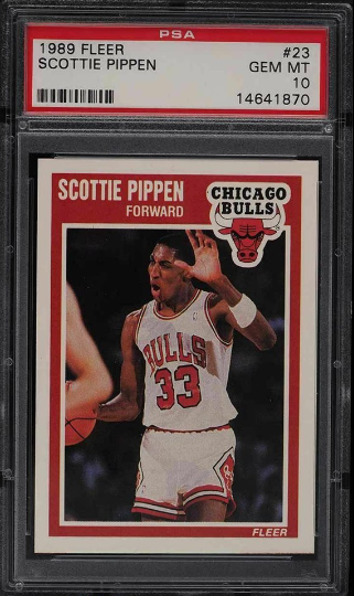 1989 Scottie Pippen Fleer All-Star