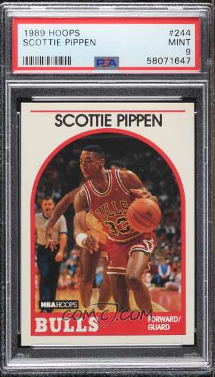 1989 Scottie Pippen Hoops Rookie Card