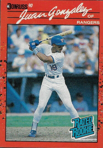 1990 Leaf Juan Gonzalez