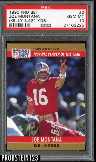 1990 Pro Set Joe Montana