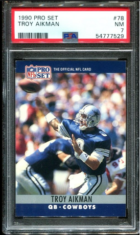 1990 Pro Set Troy Aikman