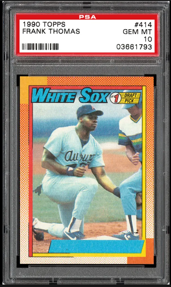 1990 Topps Frank Thomas NNOF