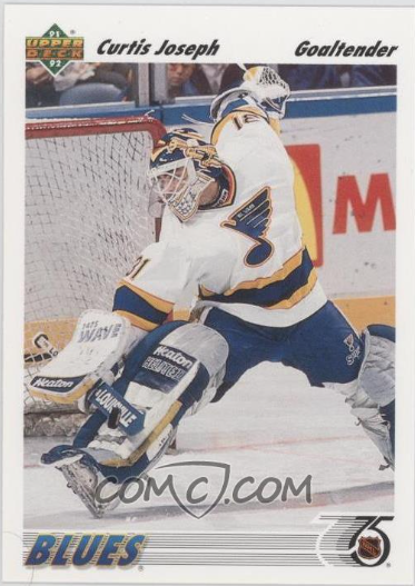 1991 Curtis Joseph Upper Deck card