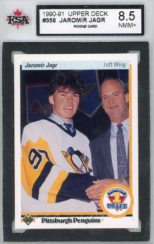 1991 Jaromir Jagr Upper Deck rookie card