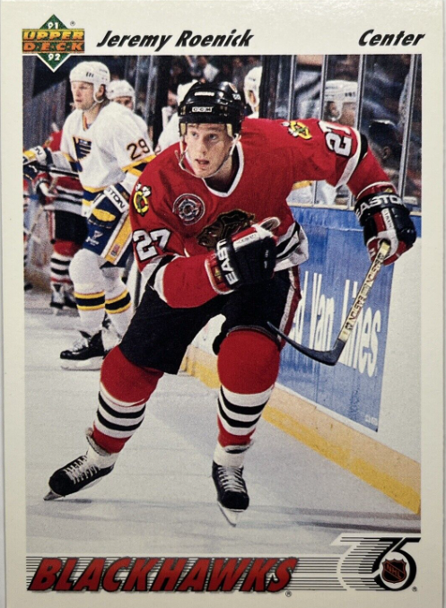 1991 Jeremy Roenick Upper Deck card