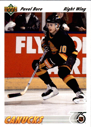 1991 Pavel Bure Upper Deck card