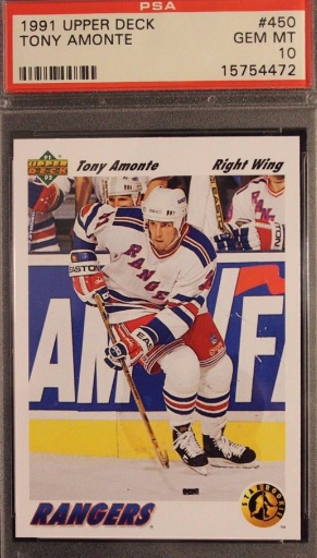 1991 Tony Amonte Upper Deck card