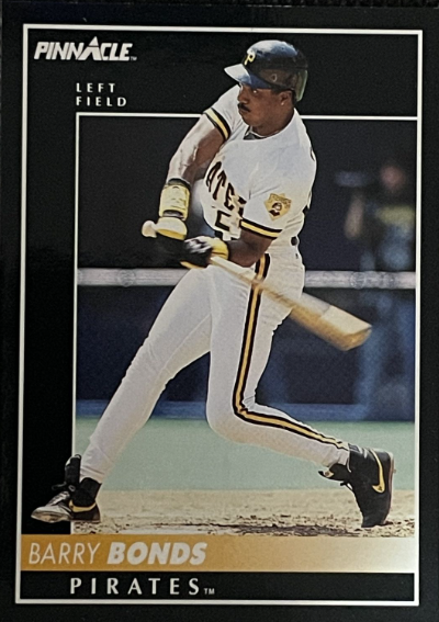 1992 Barry Bonds Pinnacle card