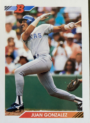 1992 Bowman Juan Gonzalez