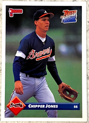 1992 Chipper Jones Donruss card