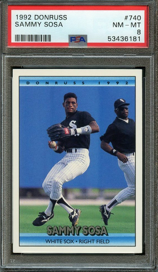 1992 Sammy Sosa Donruss card