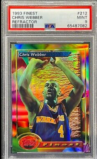 1993-94 Topps Finest Refractor Chris Webber