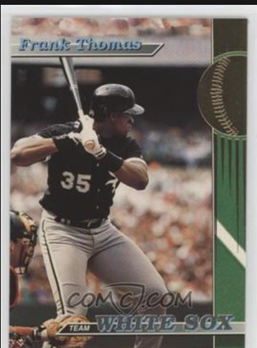 1993 Frank Thomas Topps Stadium Club card