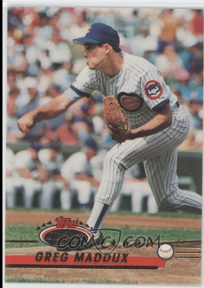 1993 Greg Maddux Topps Stadium Club