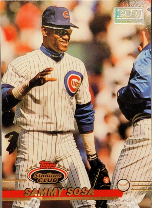 1993 Sammy Sosa Topps Stadium Club